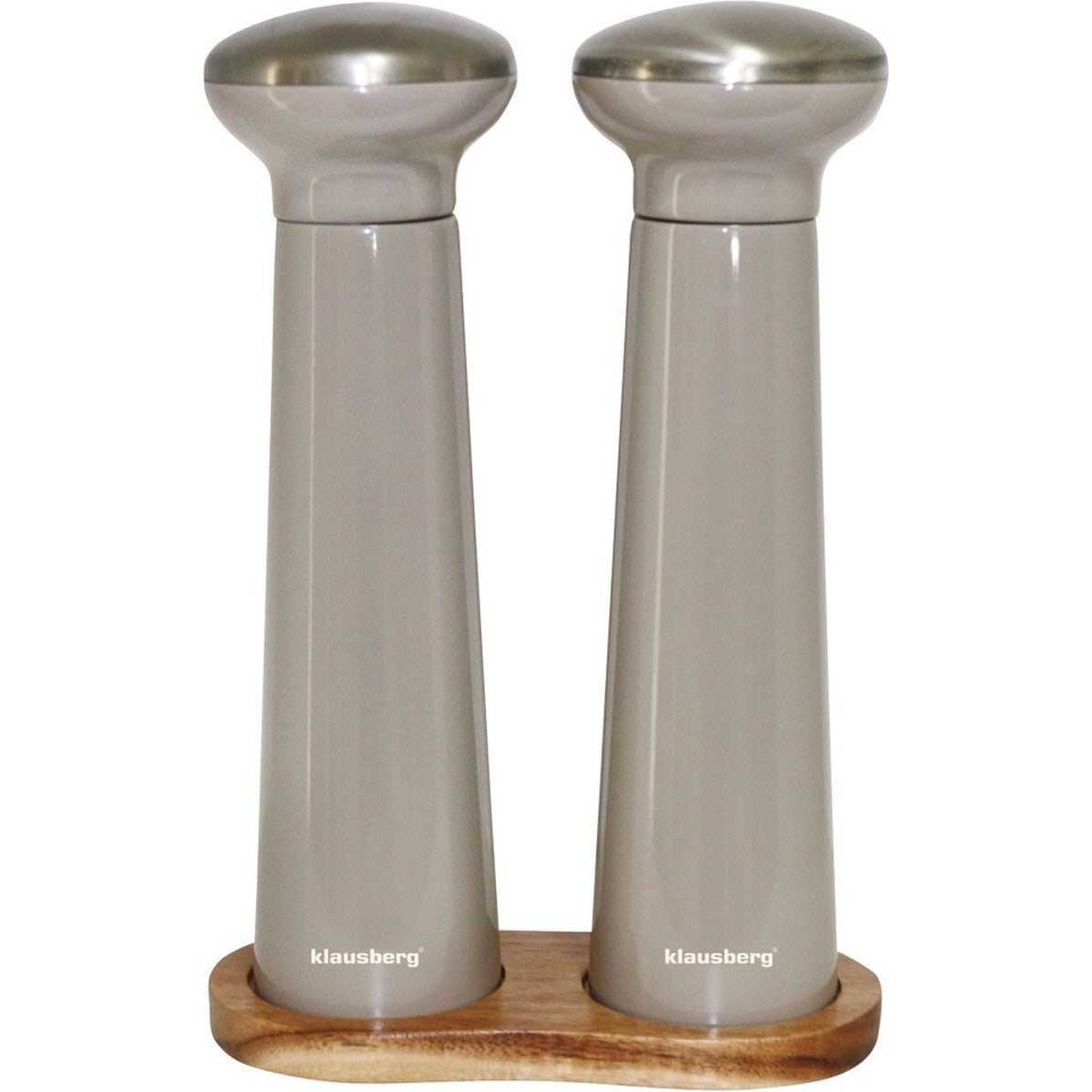 Klausberg 7595 - Peper en zout molen - grijs - glans - 22.5 cm