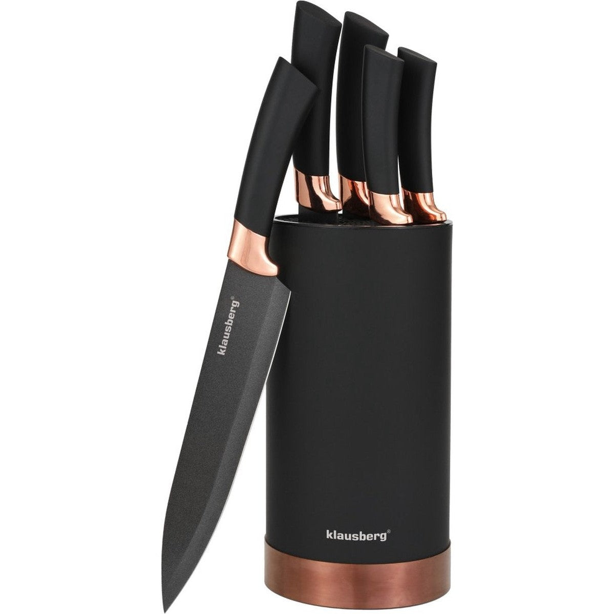 Klausberg 7614 - 6-delige messenset - Messenblok - Modern - Zwart