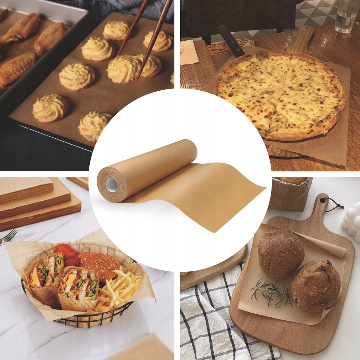 Klausberg Bakpapier Pergamin 20m – 38cm Breed – KB-7903 – Voor Airfryer, Oven & Meer