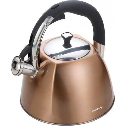 Klausberg KB-7202 fluitketel - 3L - rvs - alle warmtebronnen