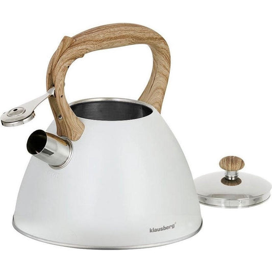 Klausberg KB-7264  fluitketel - 3L - rvs - alle warmtebronnen