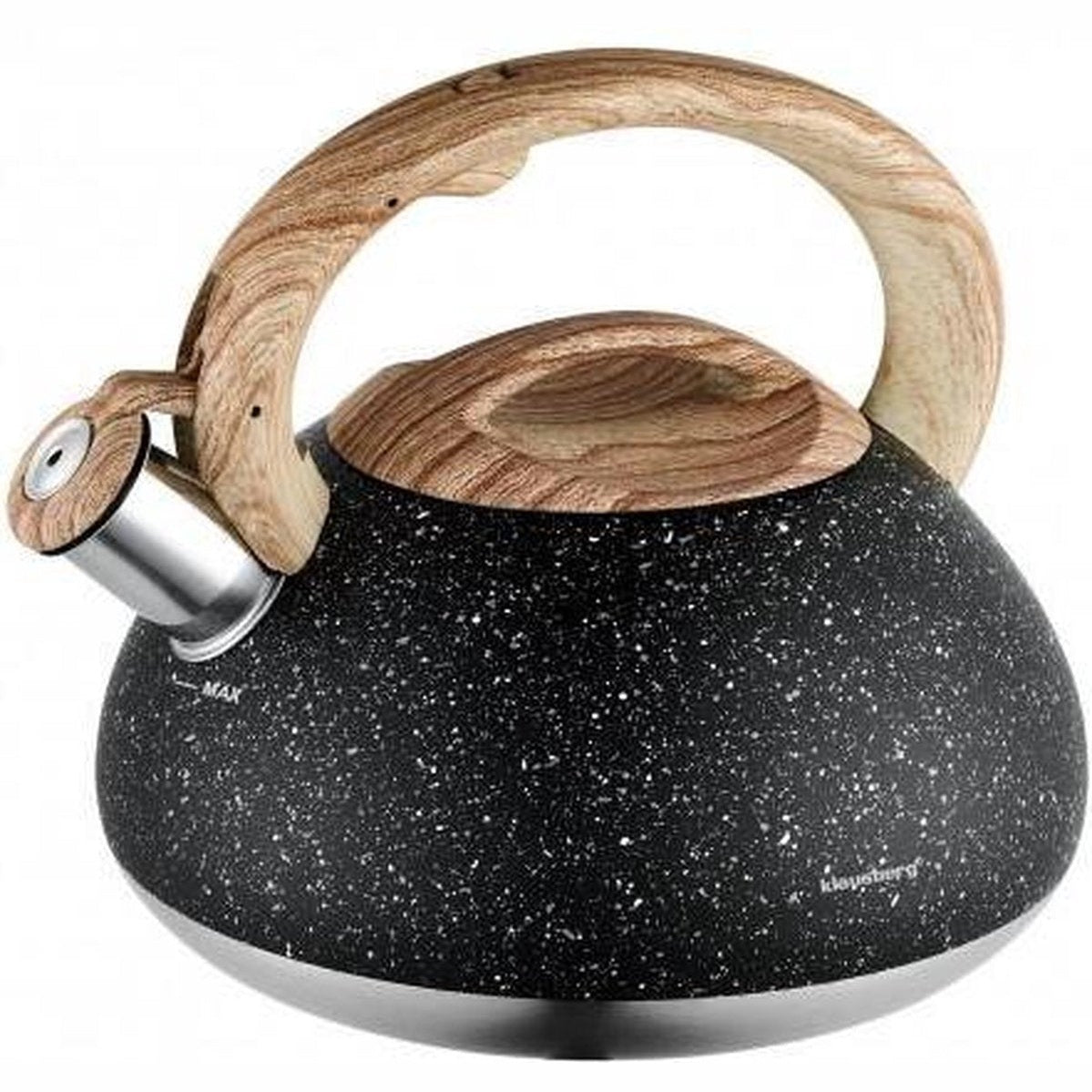 Klausberg KB-7282  fluitketel - 2,7L - rvs - alle warmtebronnen