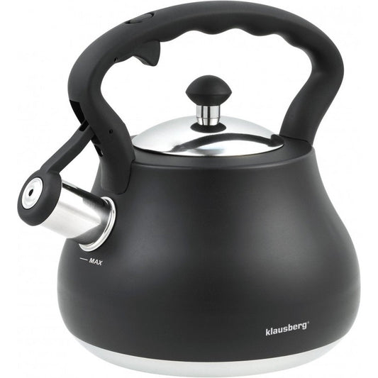 Klausberg KB-7446  fluitketel - 2,7L - rvs - alle warmtebronnen