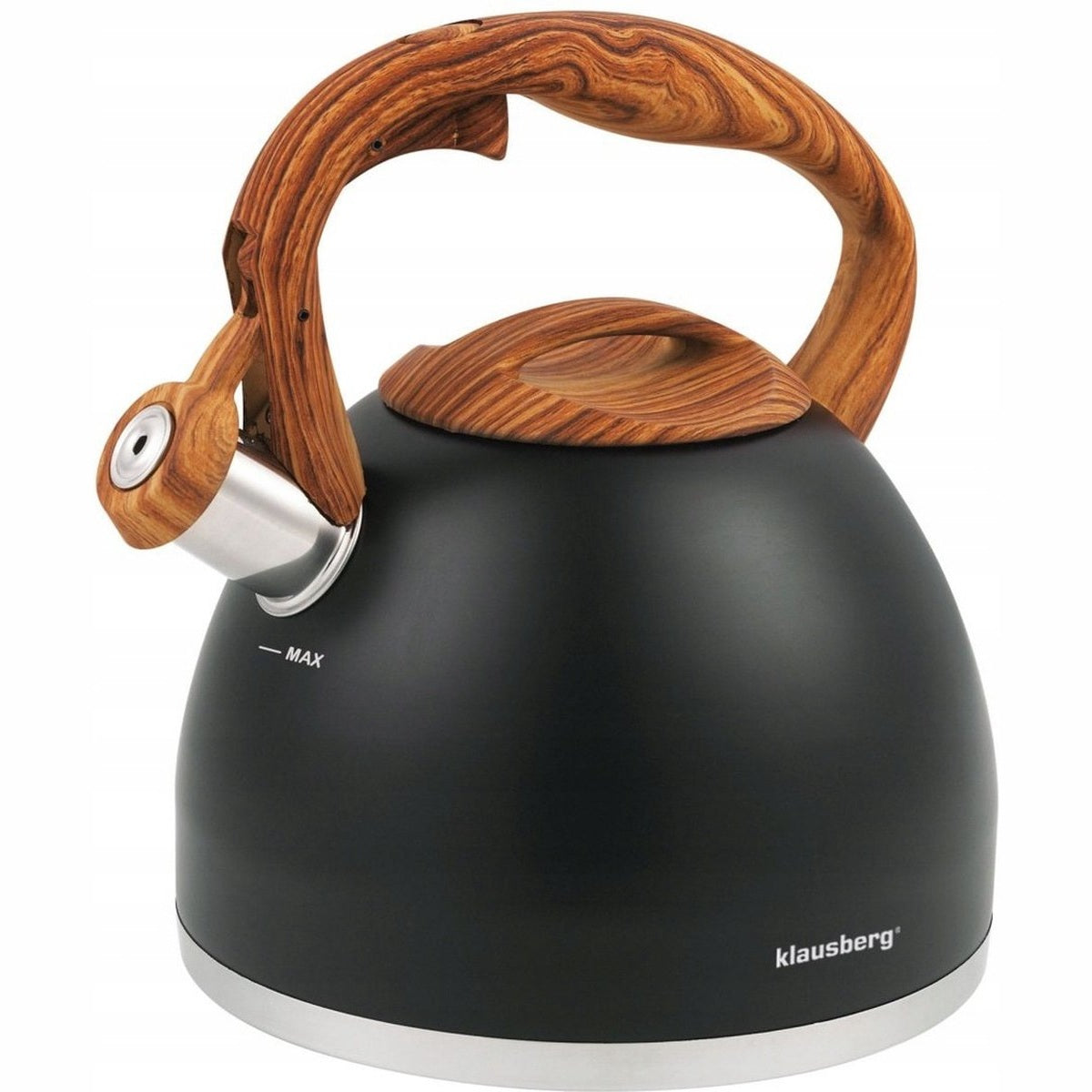 Klausberg KB-7450 fluitketel - 3L - rvs - alle warmtebronnen