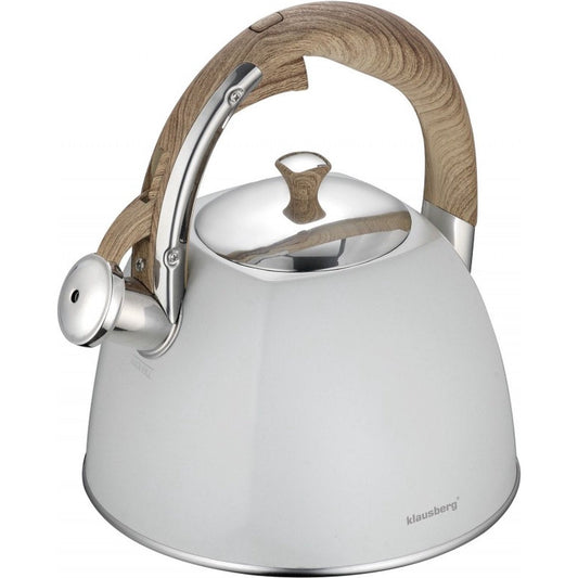 Klausberg KB-7500 fluitketel - 3L - rvs - alle warmtebronnen