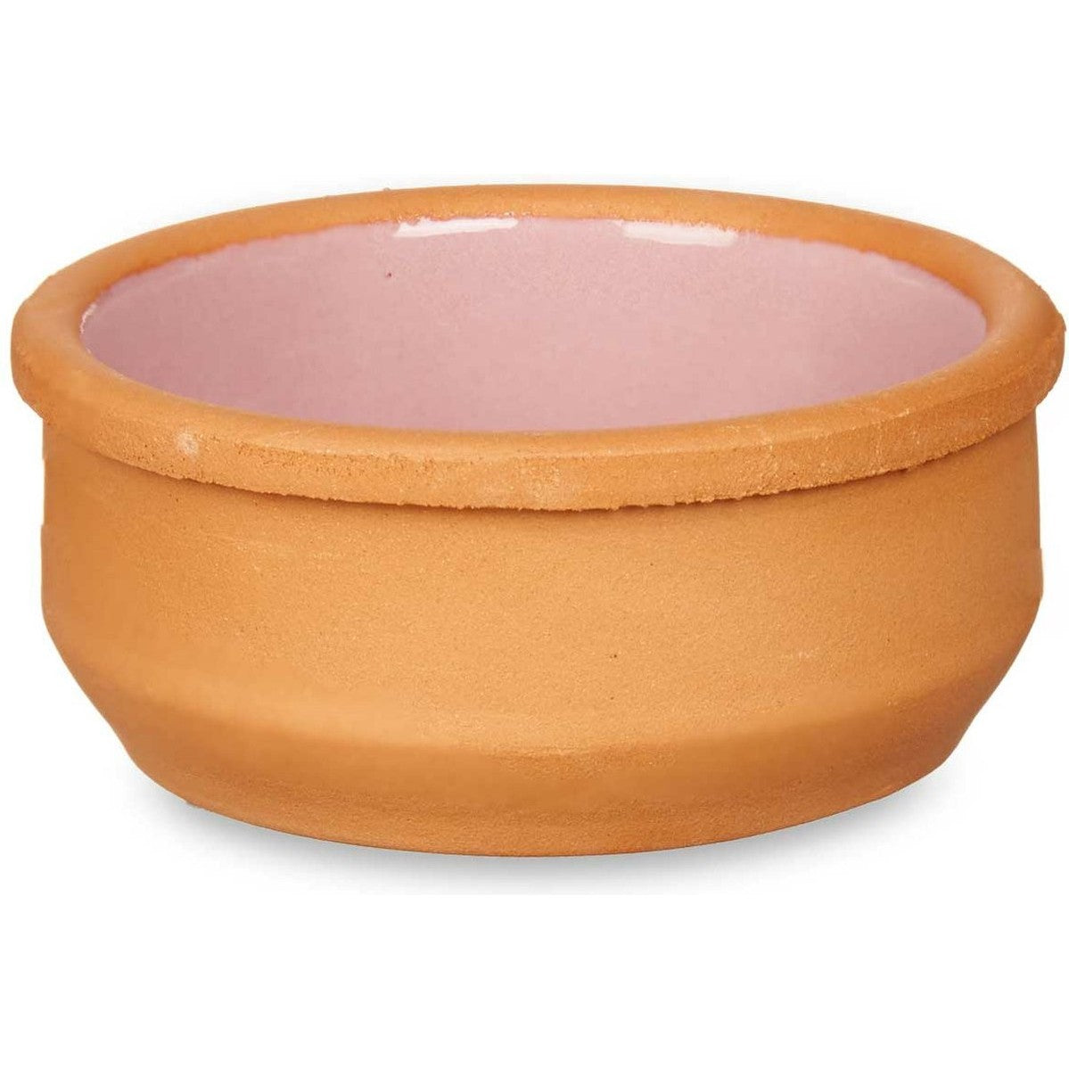 La Dehesa - Set 6x tapas/creme brulee schaaltjes terracotta/roze 8 cm