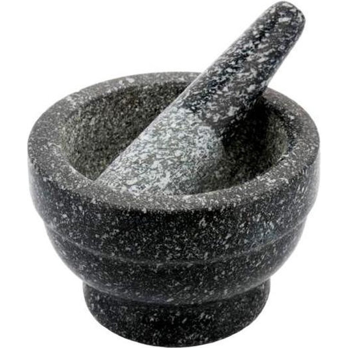 Marmeren vijzel met stamper Ø12x8cm