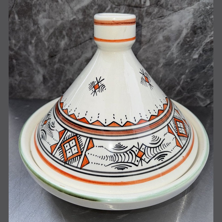 Marokkaanse Originele Tajine - Aardewerk - Ø 26 Cm