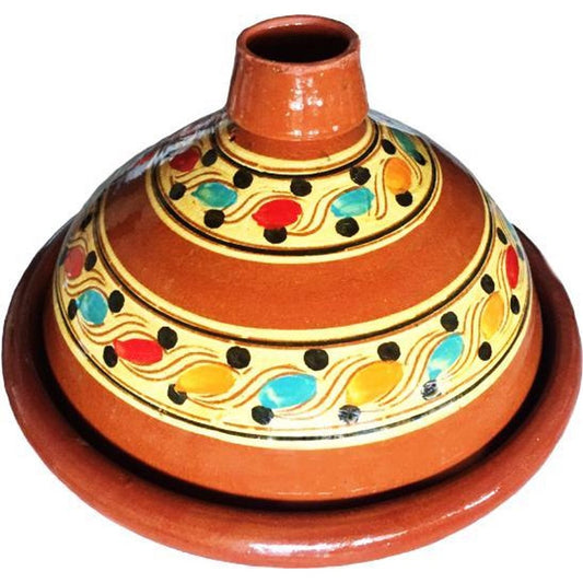 Marokkaanse Originele Tajine - Aardewerk - Ø 30 Cm