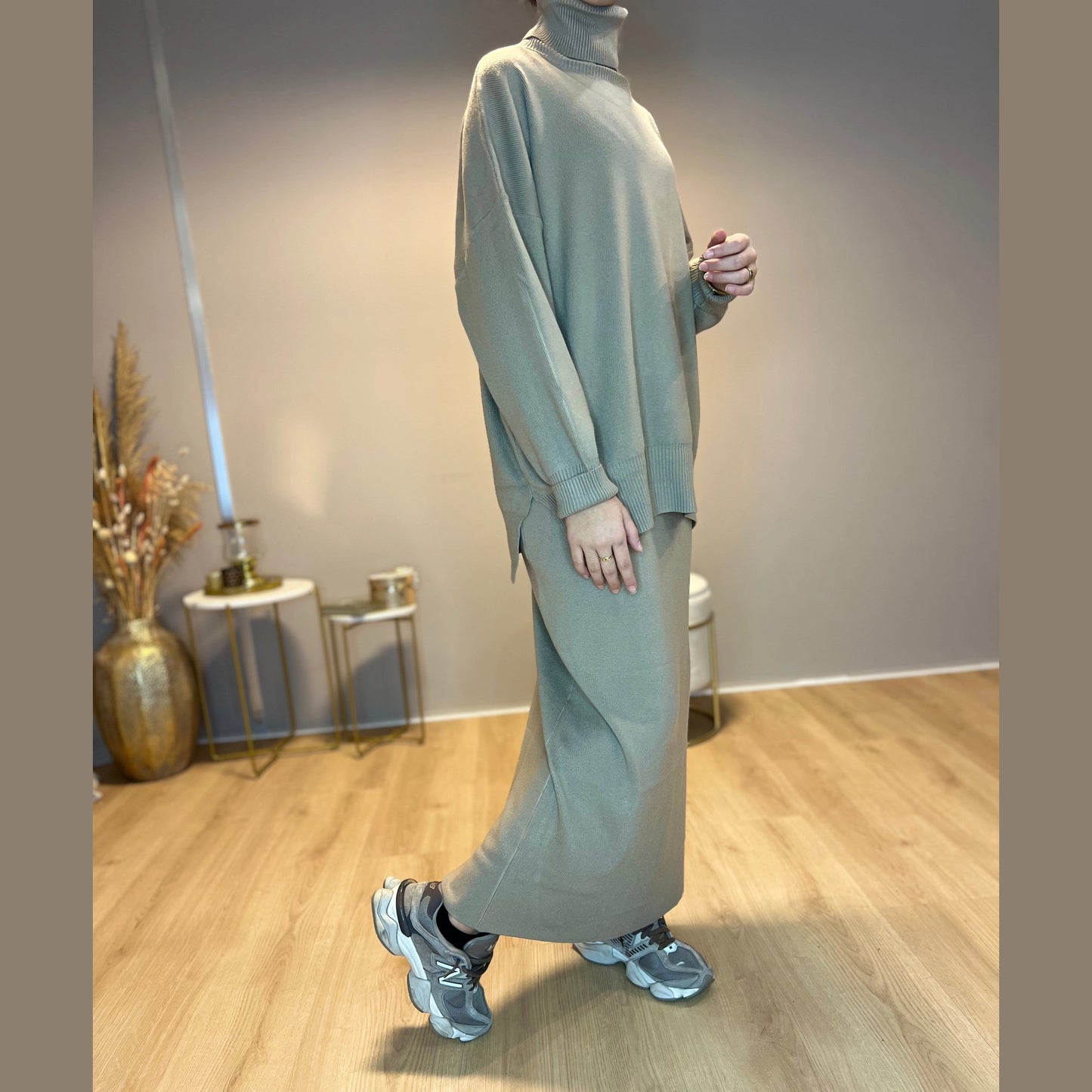 Mira Twinset - Camel - MODESTNOVA