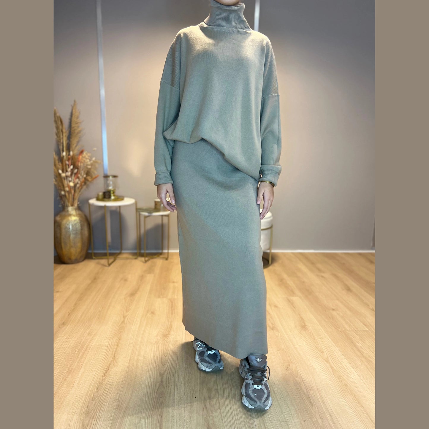 Mira Twinset - Camel - MODESTNOVA