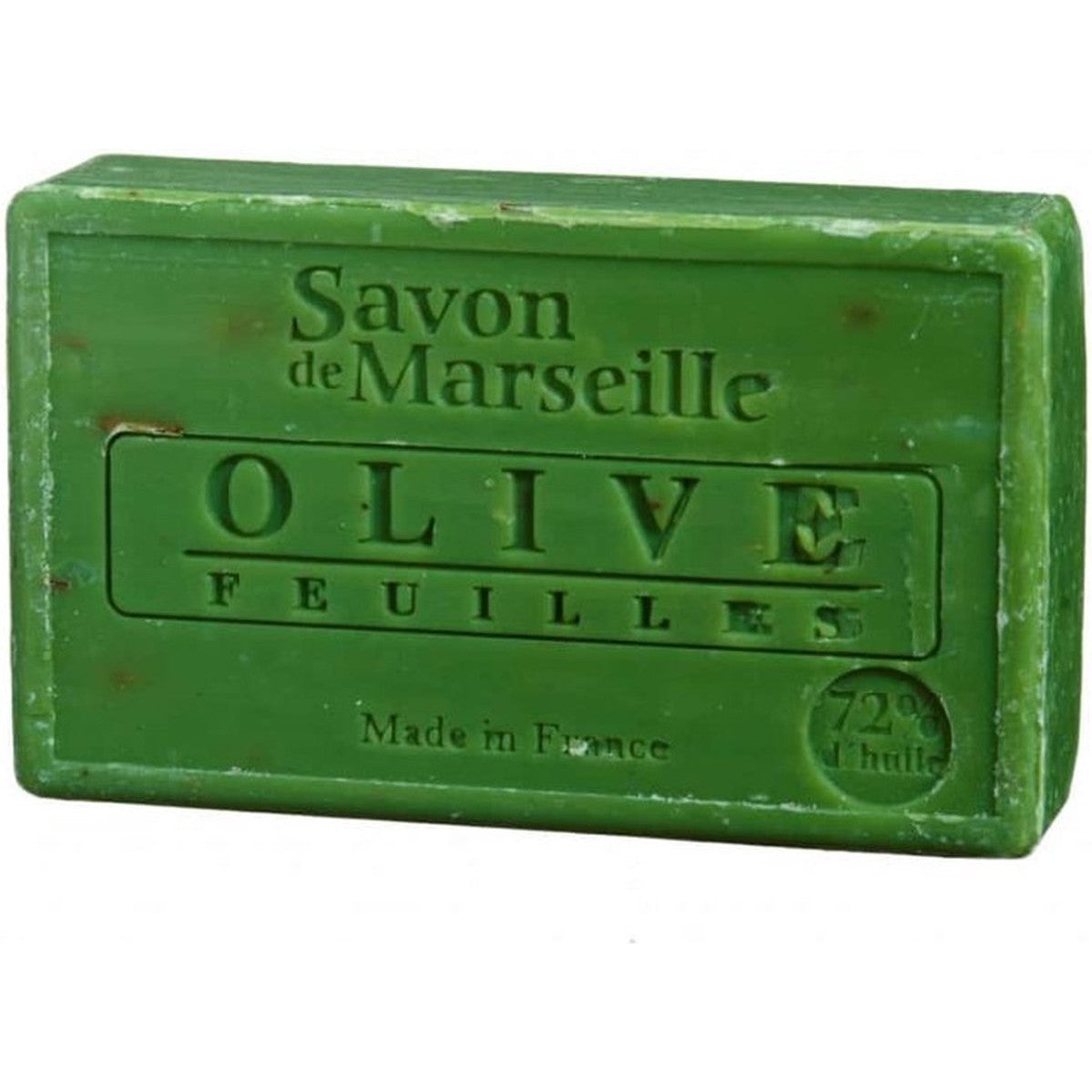 Natuurlijke Marseille Zeep Olijf met Blaadjes - 100 gram
