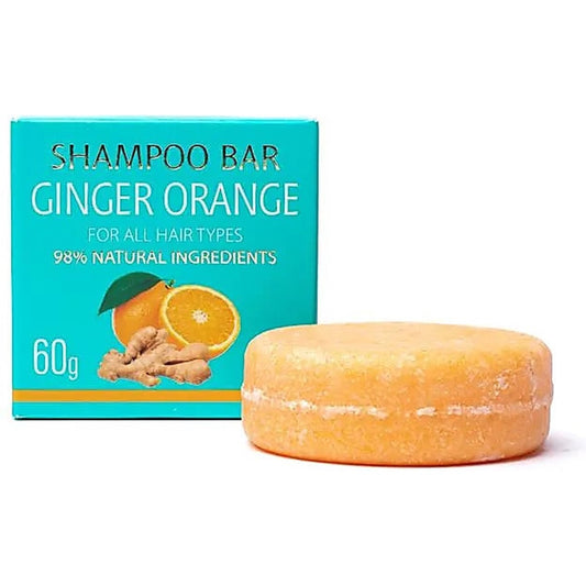 Natuurlijke shampoo bar gember sinaasappel