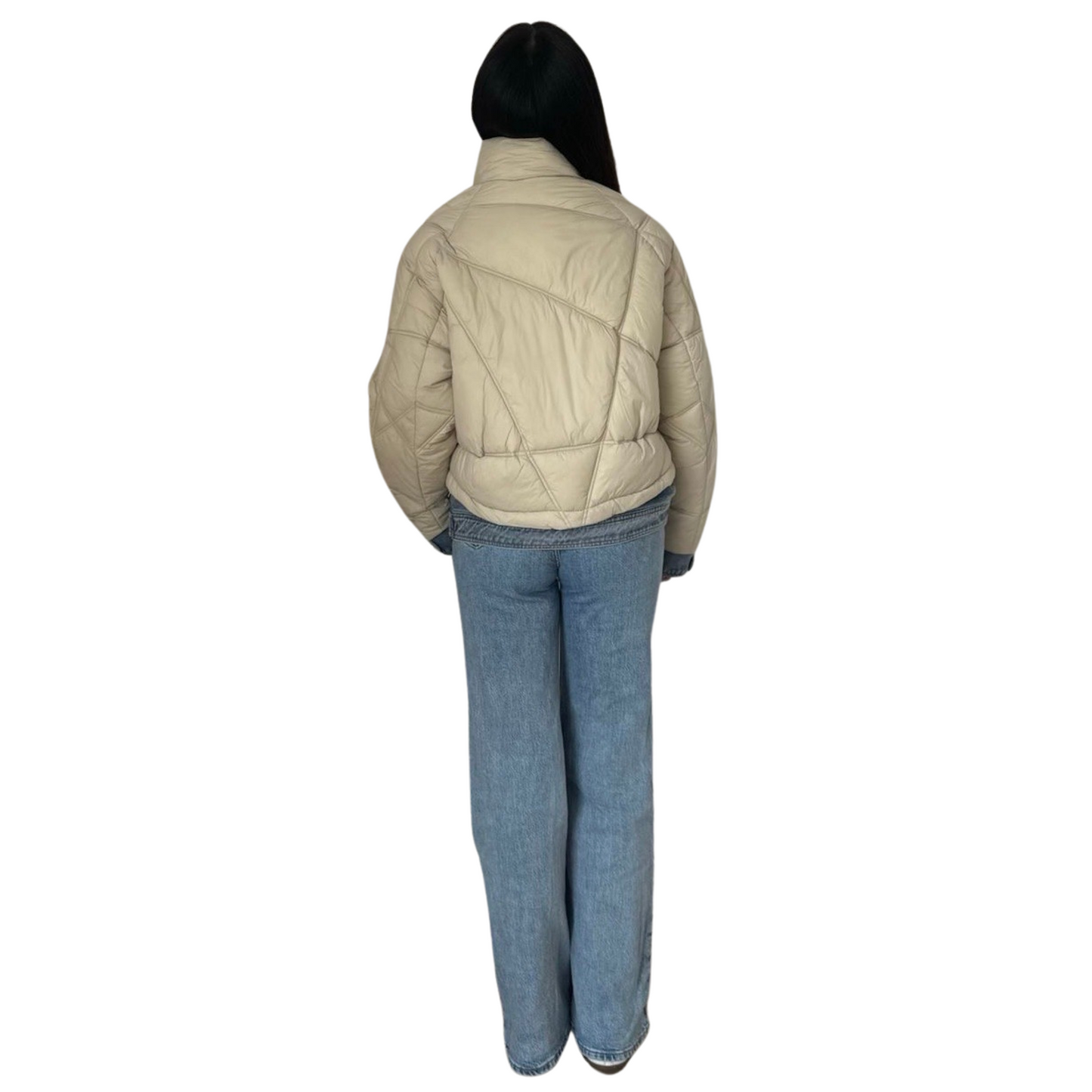 Lamina Short Jacket - Beige