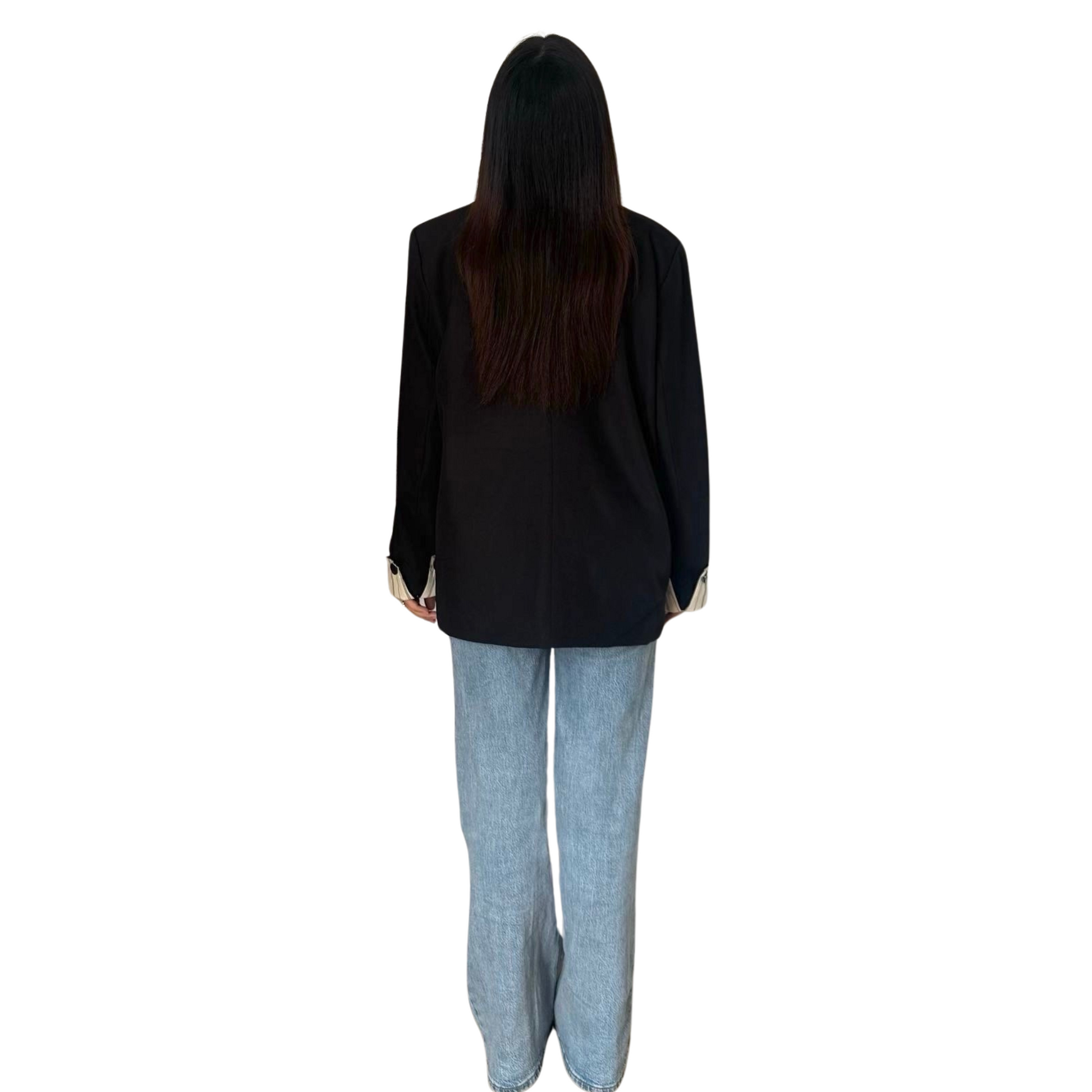 Overzised Blazer -Zwart - MODESTNOVA