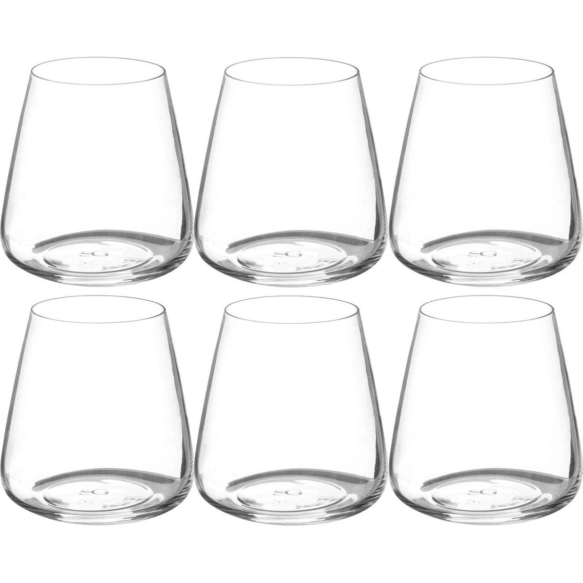 Secret de Gourmet Selenga waterglazen 43cl - Set van 6 - Transparant