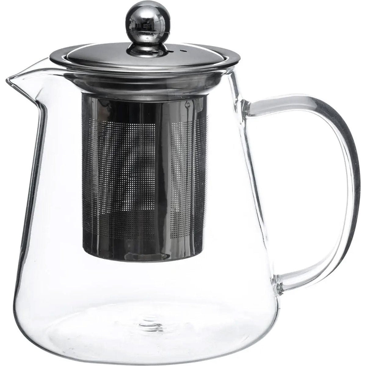 Secret de Gourmet - Theepot - glas/rvs - met filter - 800 ml