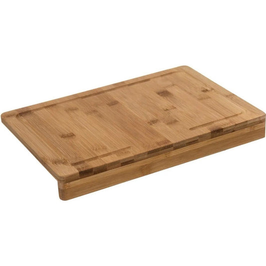Snijplank met stoprand 35 x 24 cm van bamboe hout - Broodplank