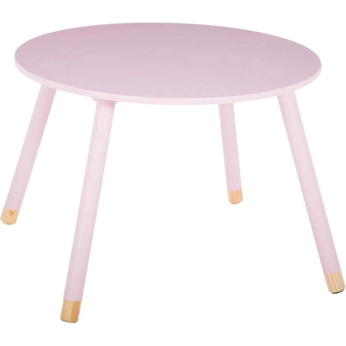 Sphera Kindertafel Rond - roze - 60x60x43 cm