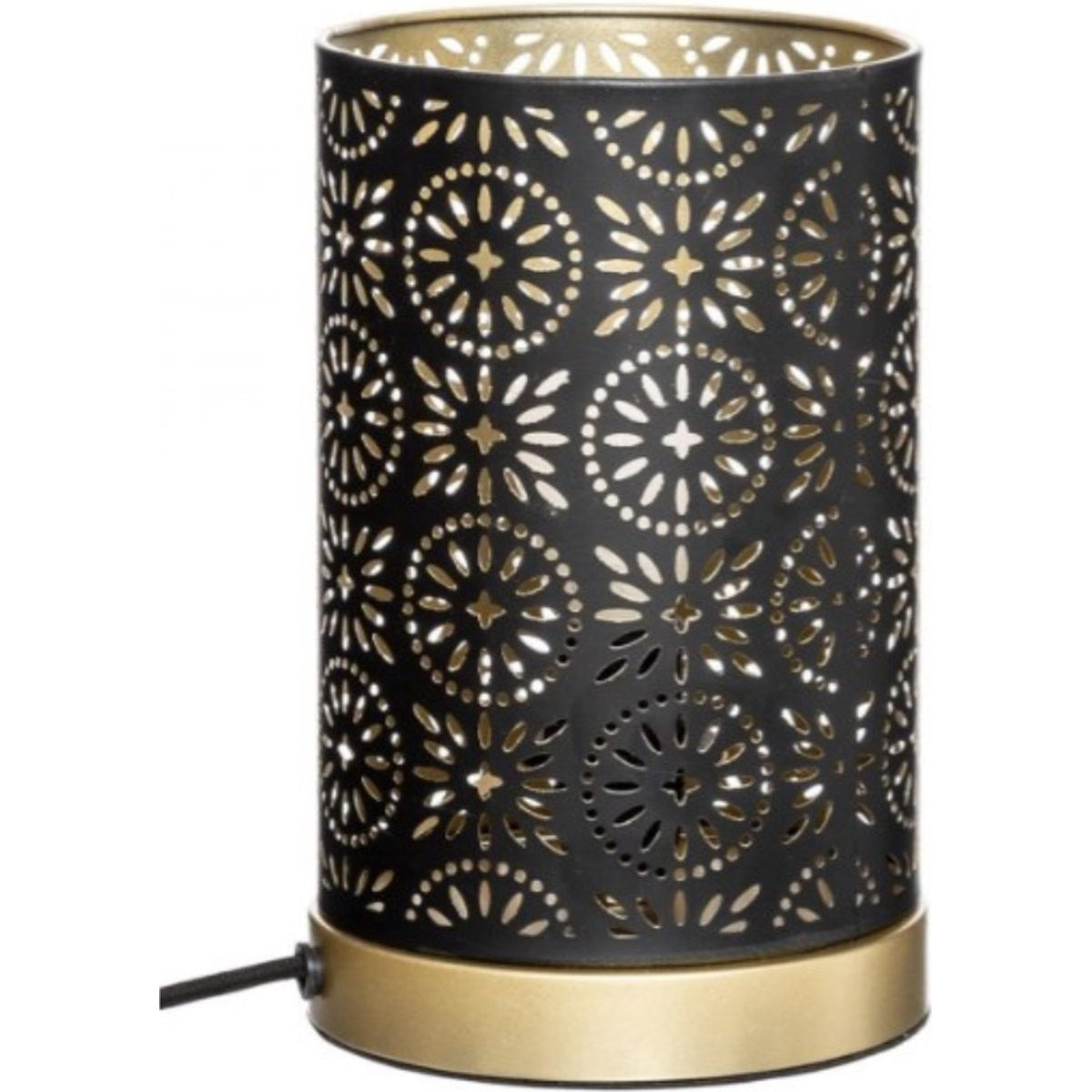 Tafellamp Gypsy Zwart/Goud - 21 cm x 13 cm