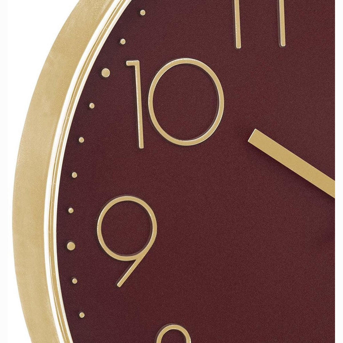 Wandklok Ø 30 cm Astin Rood