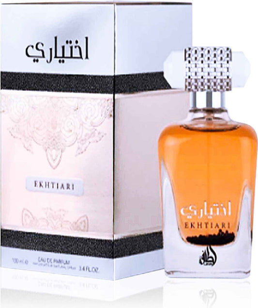 Lattafa Ekhtiari Eau de Parfum 100 ml – Unisex Duft – Orientalisch & Elegant – Langanhaltendes Parfum für Männer & Frauen