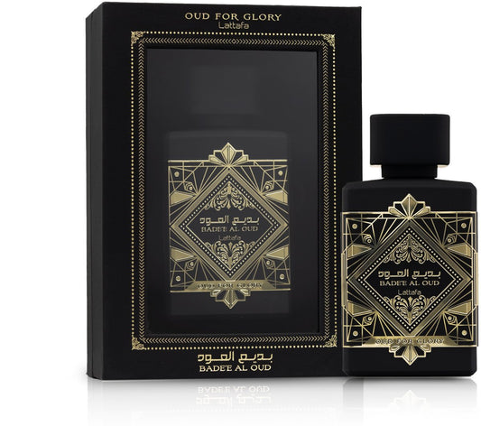 Lattafa Badee Al Oud “Oud for Glory” Eau de Parfum 100 ml – Intensives Unisex-Parfum mit orientalischem Oud-Duft