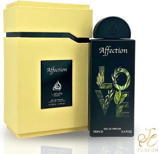 Affection von Lattafa – Eau de Parfum 100ml – Orientalisch-frischer Unisex-Duft mit floraler Eleganz