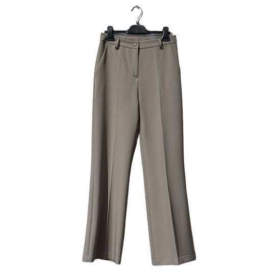 Wide Leg Trousers - Taupe