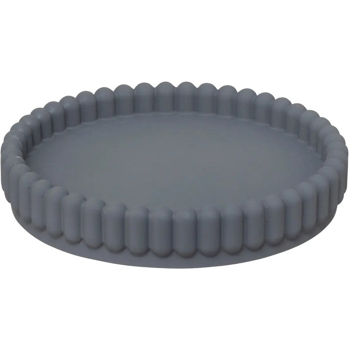 4-delige Grijze Badkamer & Keukenset - Zeepdispenser, Zeepbakje, Tandenborstelhouder en Plateau - Modern Design van Hars - Zeeppomp - Zeepset