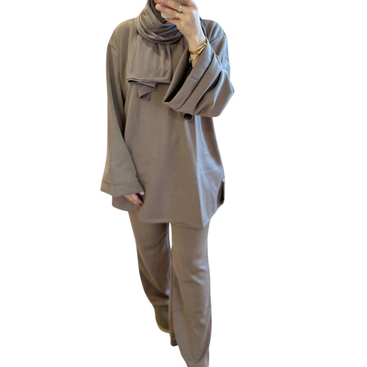 Comfy Twinset - Taupe