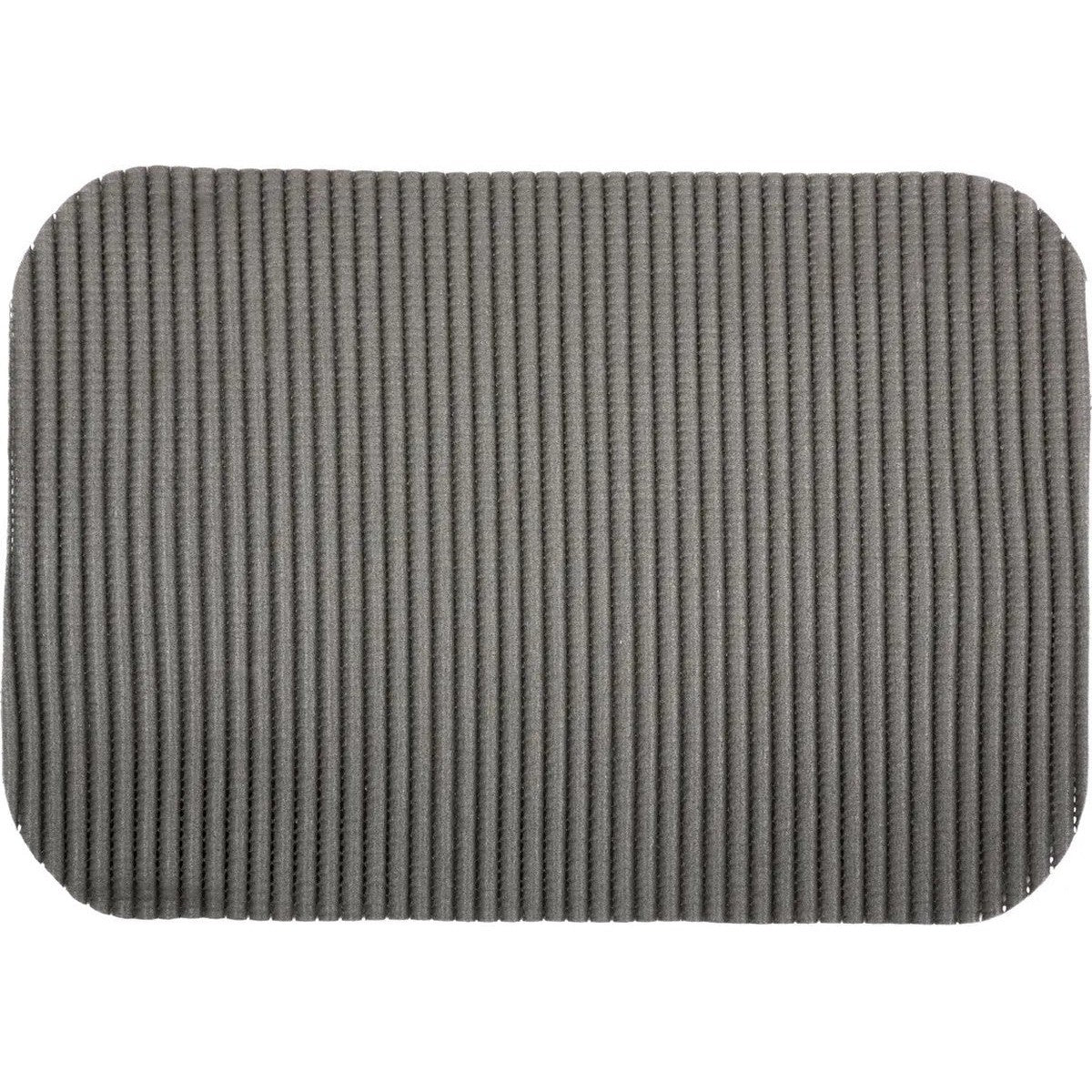 5Five Afwas afdruipmat/droogmat keuken - anti-slip- foam - grijs - 32 x 45 cm - opvouwbaar