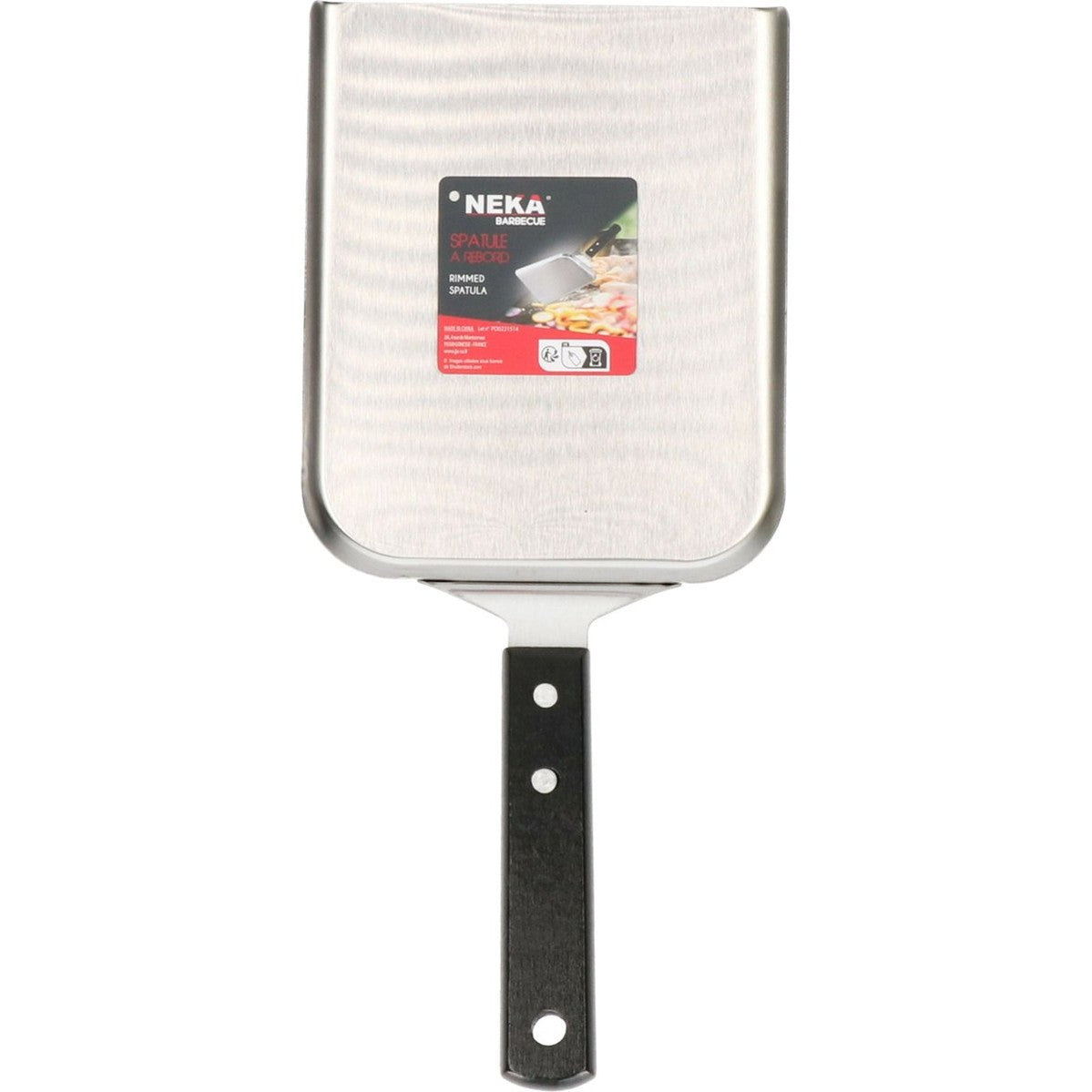 5Five BBQ/barbecue spatel - rvs met houten handvat - 32 cm