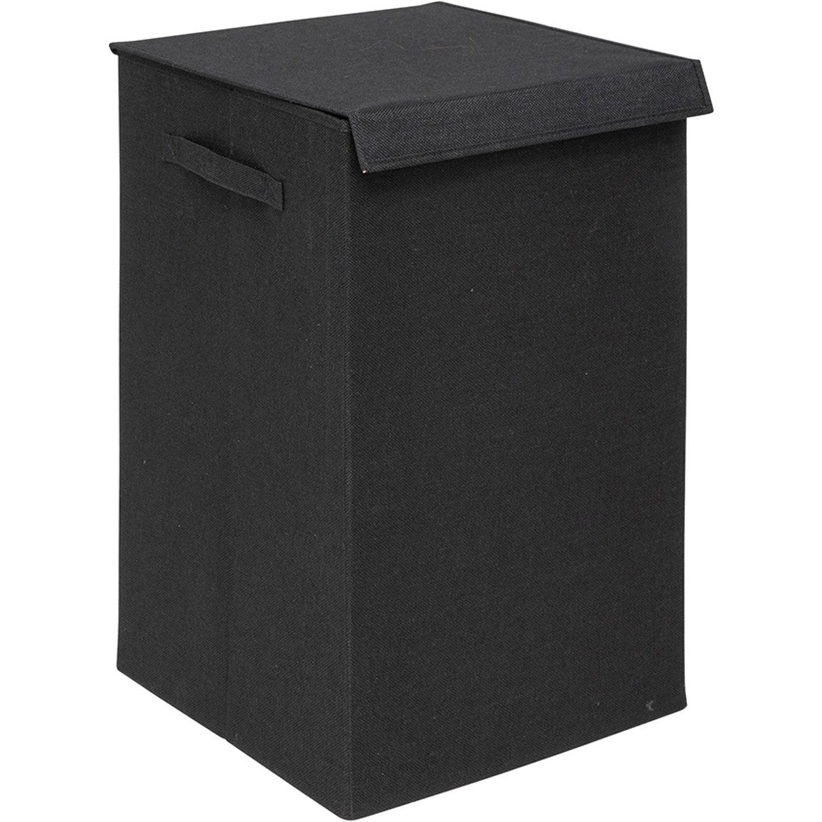 5Five Eureka sorteer wasmand - 74 liter - beige - 37 x 37 x 60 cm - MDF/Polyester stof - met afsluitklep