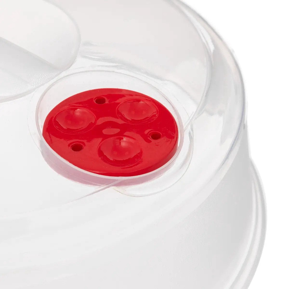 5Five Magnetrondeksel/afdekschaal - transparant - kunststof - D27 x H10 cm