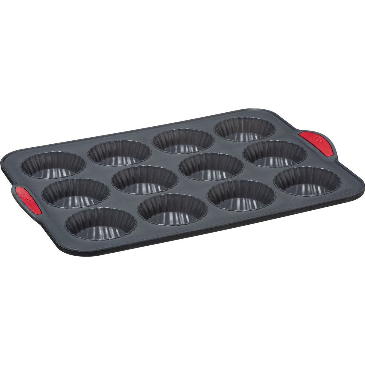 5Five Muffins en cupcakes bakken bakvorm/bakblik - 33 x 23 cm - voor 12x stuks - Siliconen