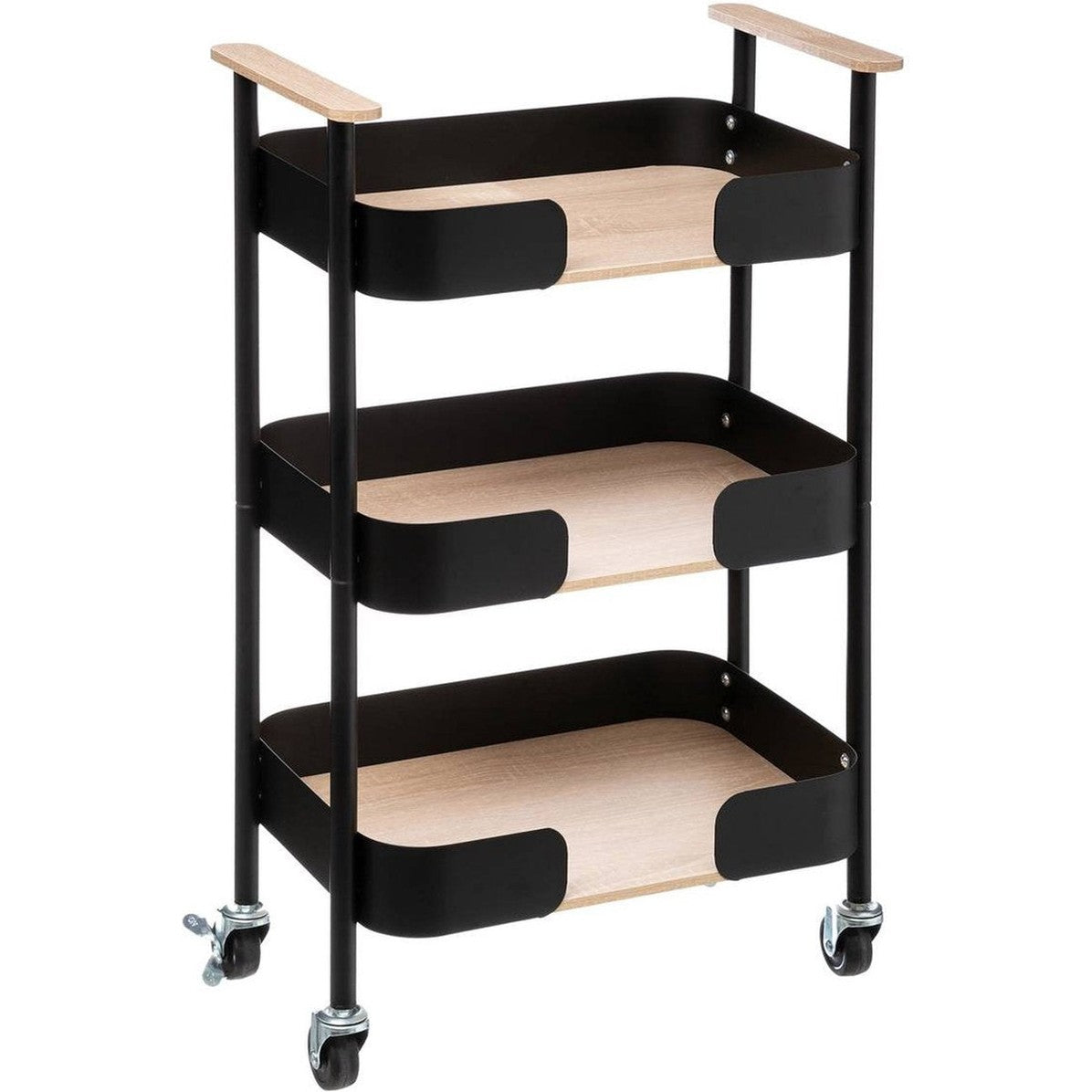 5Five Opbergtrolley 3 niveaus - Blackwood