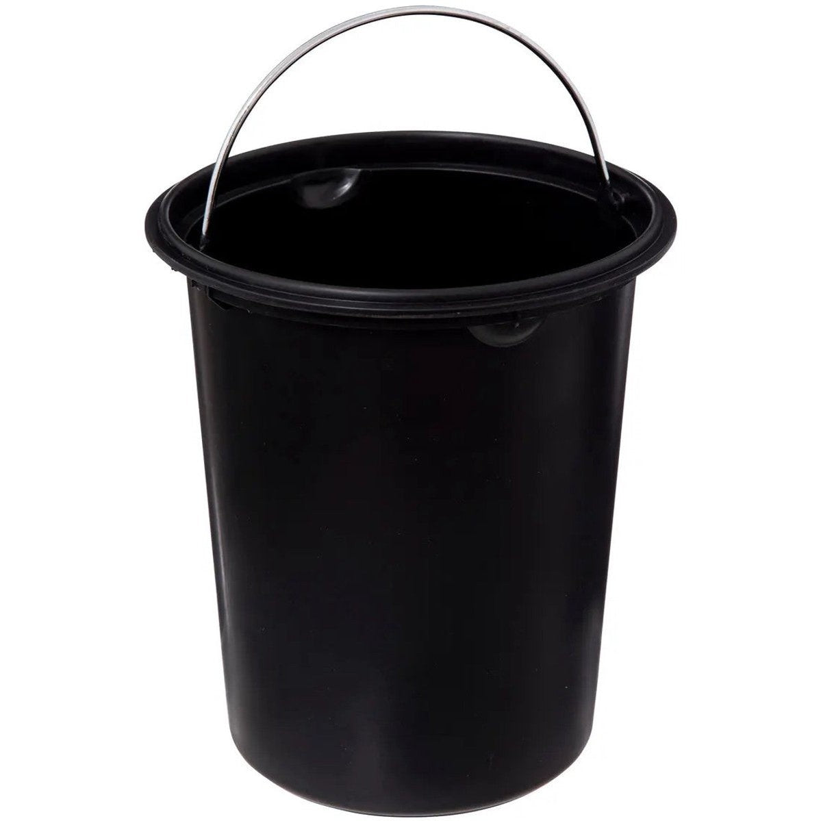 5Five Pedaalemmer Mystic - wit/grijs - 3 liter - metaal - 17 x 23 cm - voor toilet/badkamer - soft-close