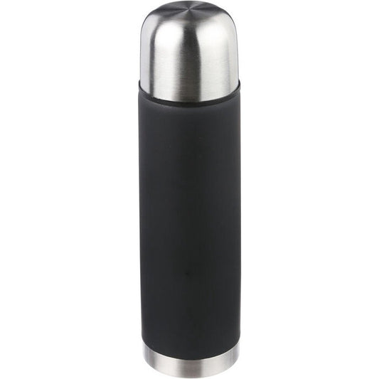 5Five RVS Afgedichte isoleerfles 0.5L h25cm zwart zwart