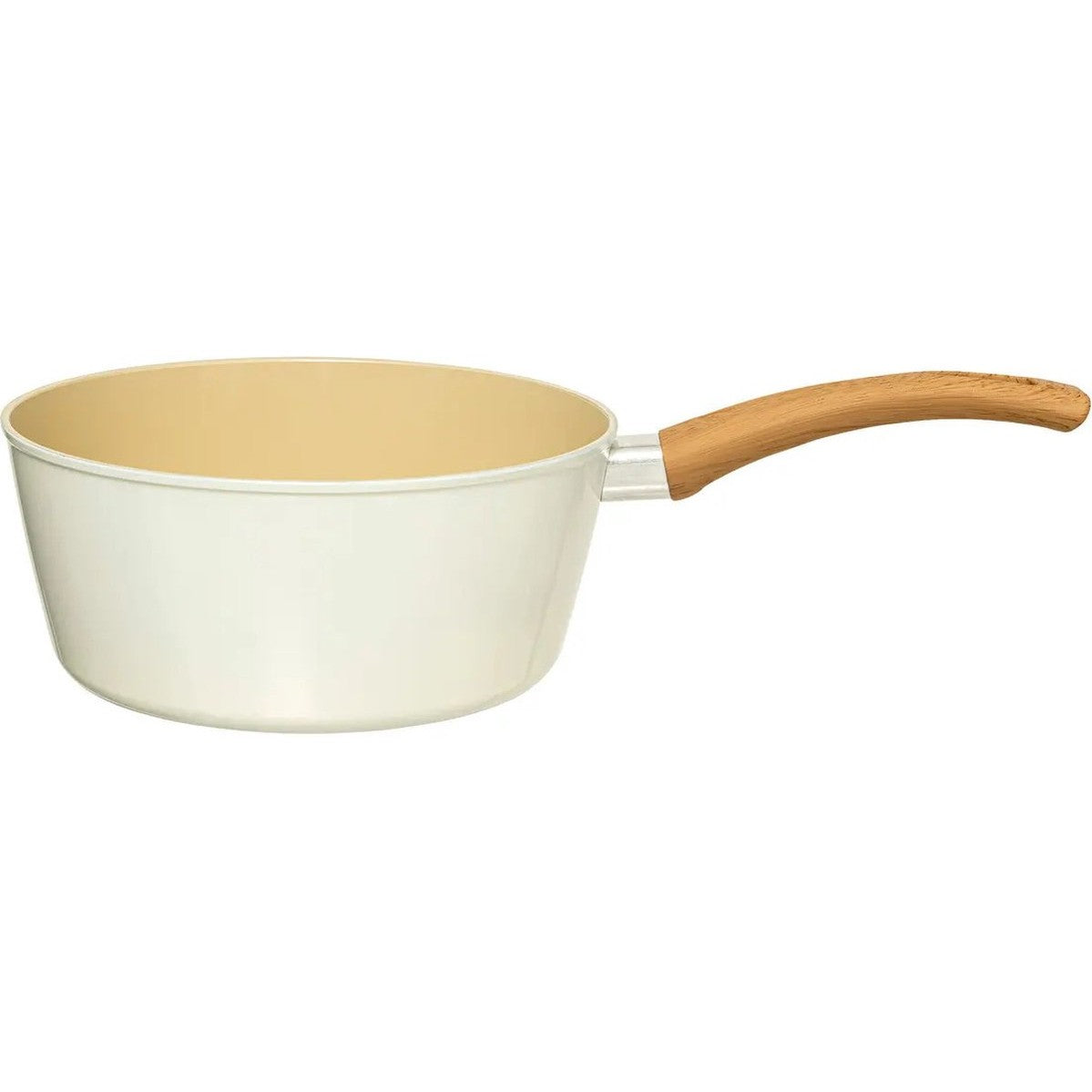 5Five Steelpan Harmony - Alle warmtebronnen - Beige - Dia 20 cm - handvat bakeliet - aluminium - sauspan