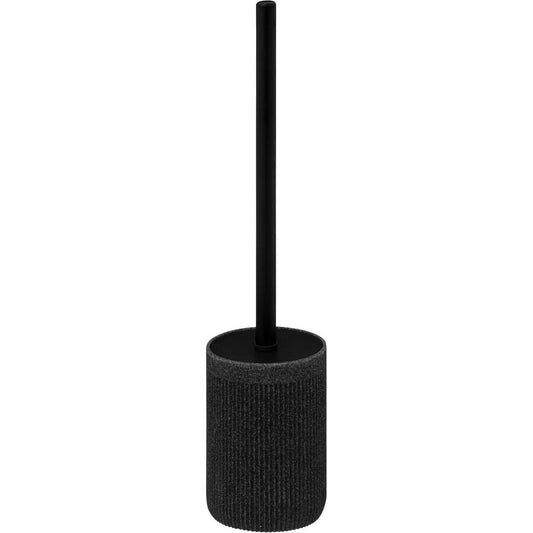 5Five Toiletborstel in houder Onyx - antraciet - polystone - 40 x 9 cm