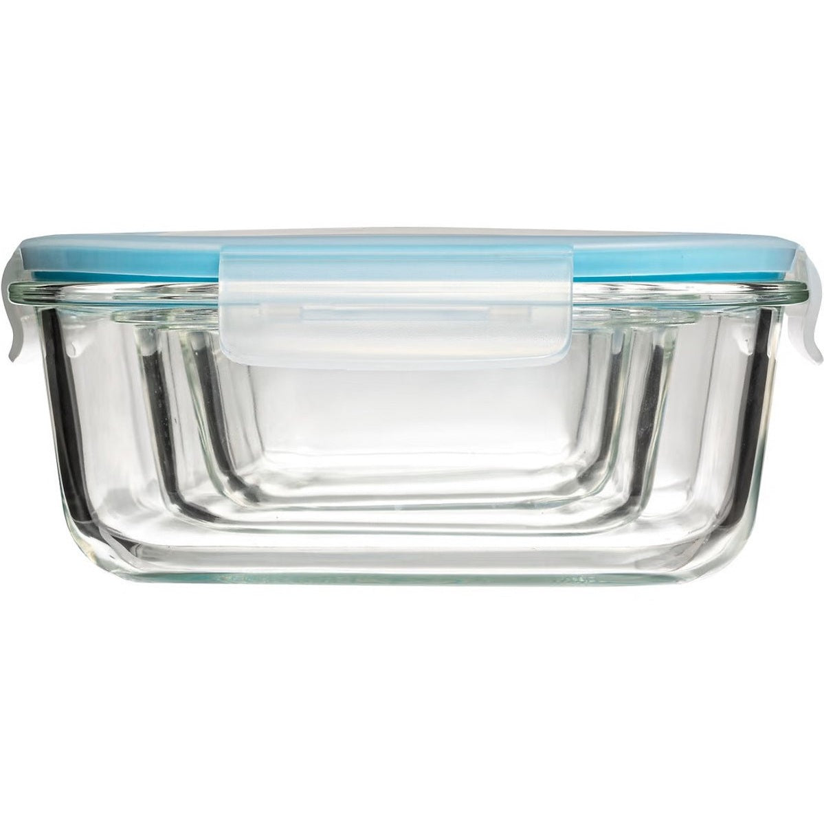 5Five Vershoudbakjes met deksel - glas - set 6x stuks - 330/530/1180 ml - luchtdicht - met clips - MODESTNOVA