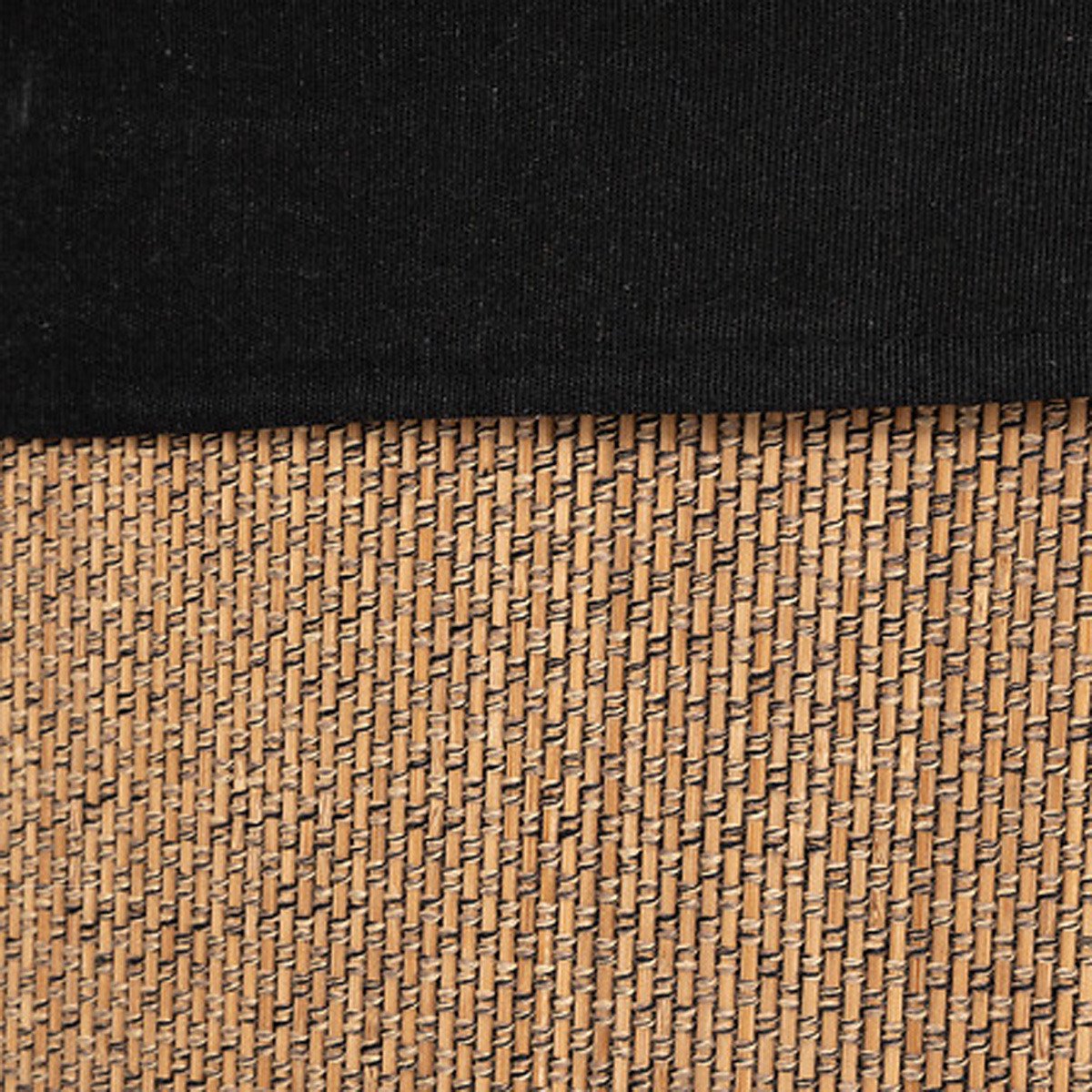 5Five Wasmand - bamboe hout - met deksel - naturel - 50 x 37 x 50 cm - 48 liter - opvouwbaar