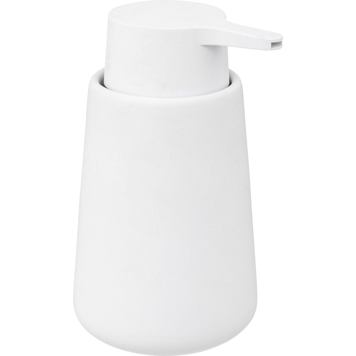 5Five Zeeppompje/zeepdispenser van keramiek - wit - 250 ml