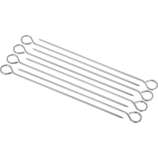 8x BBQ Spiezen van Metaal - Barbecue Accessoires voor Vlees en Vis