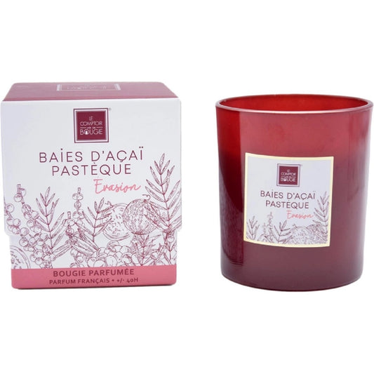 ATMOSPHERA Acai Berries Watermeloen Geurkaars Zoete Geur Sappige Watermeloen Exotische Frisheid Acai Bessen