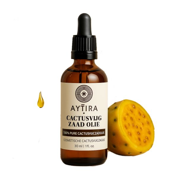 AYTIRA Cactusvijgzaadolie – 100% puur, bio & koudgeperst | Luxe anti-aging huidverzorging - MODESTNOVA
