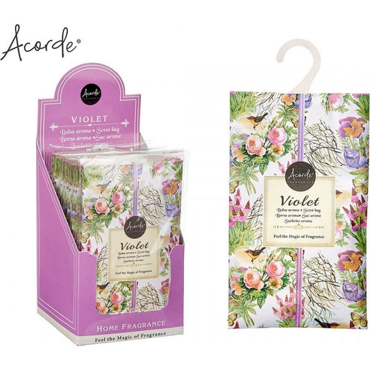 Acorde - Geurzakjes - Kledingkast - Luchtverfrisser - Toilet - Stofzuiger - Violet - 1 stuk