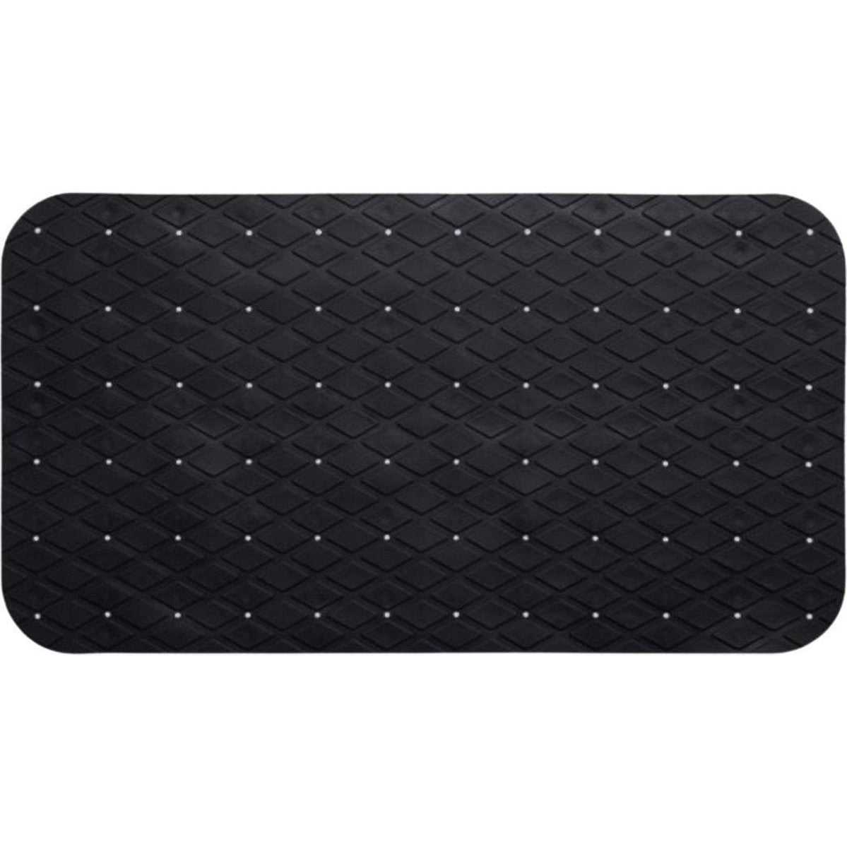 Antislipmat zwart 69x39 cm - Douchemat douche - Badmat antislip bad