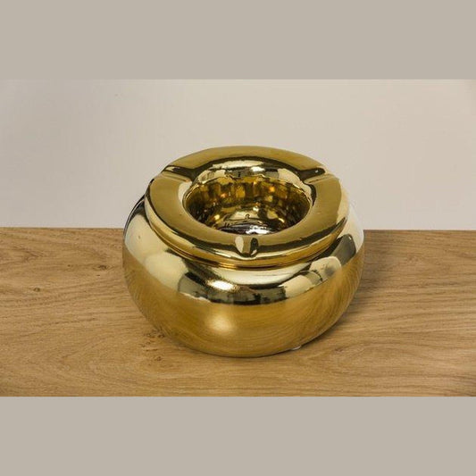 Asbak - Goud - Ø 14cm - Hoog 8cm